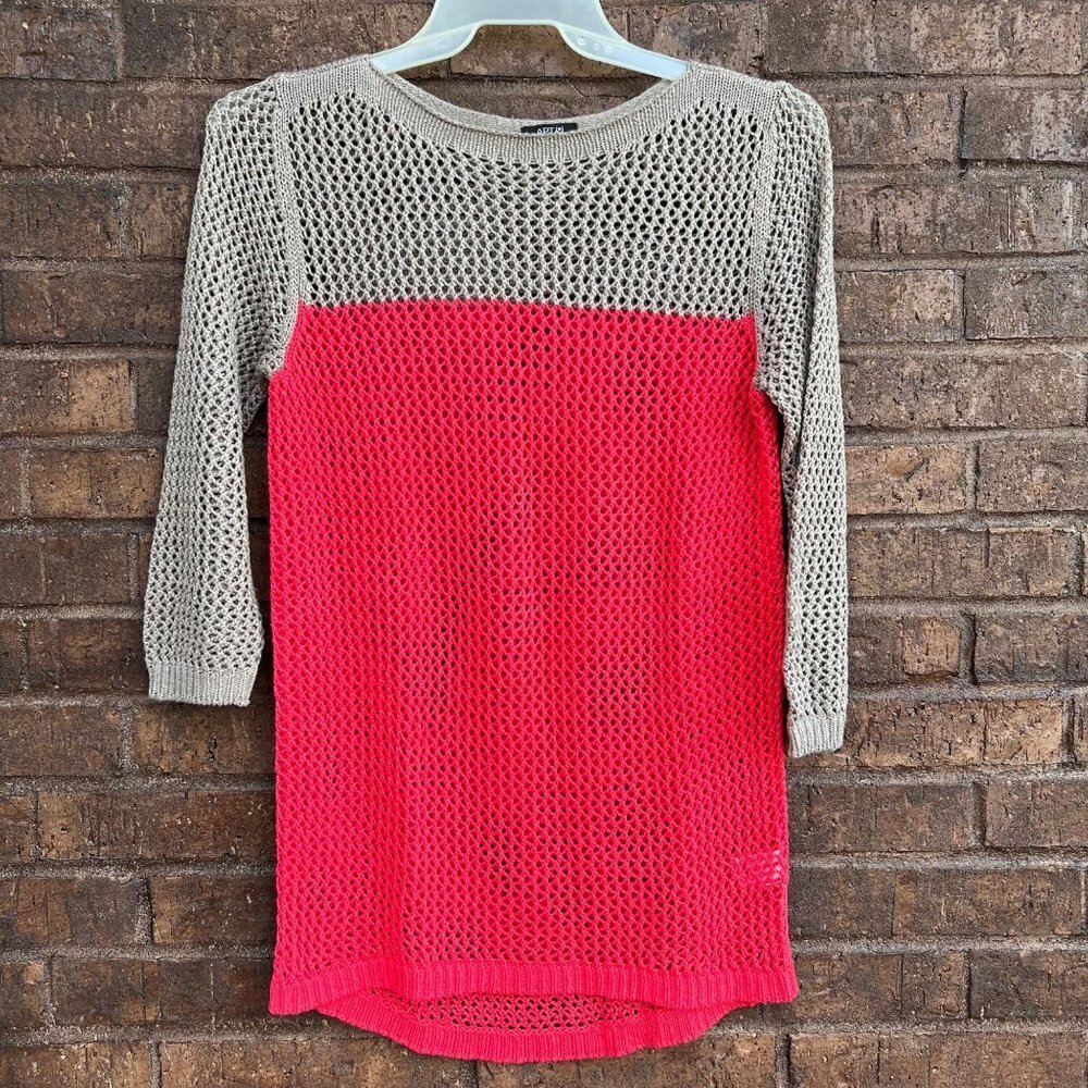 Apt.9 Tunic Top Crochet Size Medium